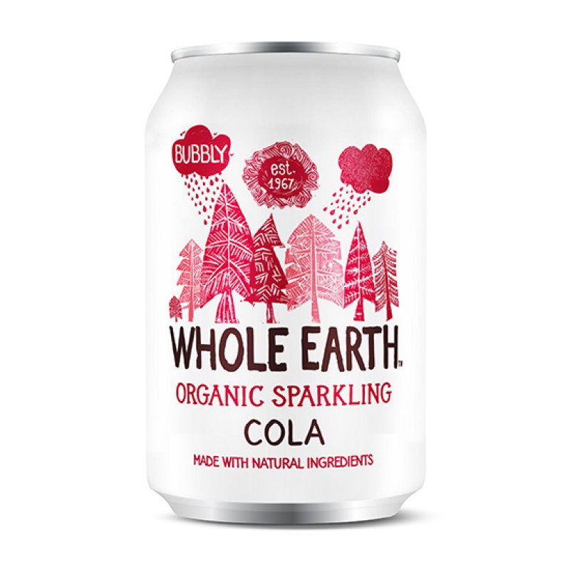 WHOLE EARTH Ανθρακούχο ποτό Κόλα (330ml) Τρόφιμα